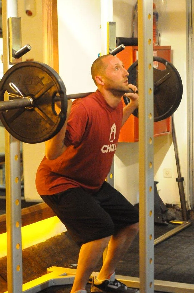 גילי מוסינזון מתאמן