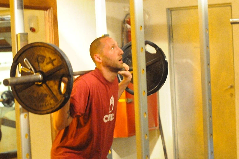 גילי מוסינזון מתאמן