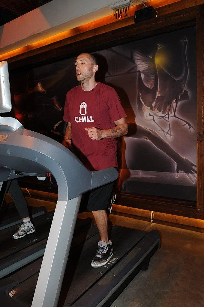 גילי מוסינזון מתאמן