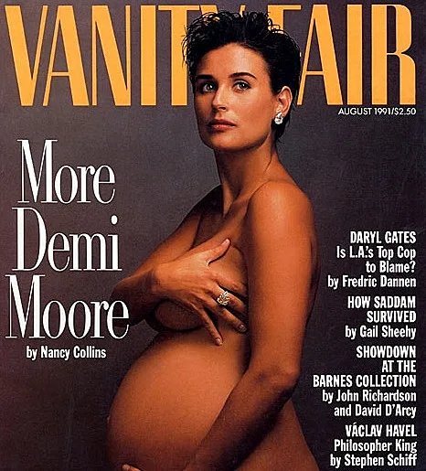 לשער של ואניטי פייר בשנת 1991