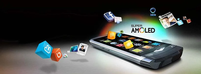 מסך Super AMOLED של Samsung S8500 Wave