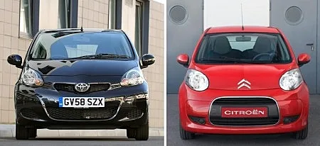 טויוטה אייגו סיטרואן C1