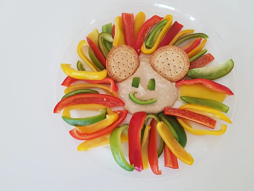 הצילחות עושה את כל ההבדל. דיפ ירקות פריכים