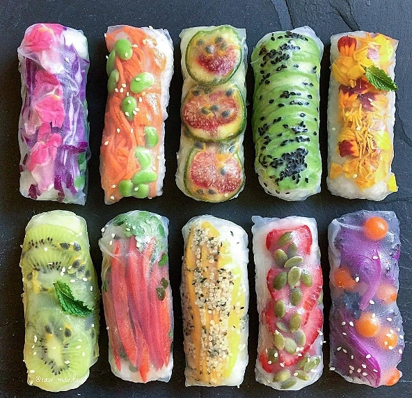 ספרינג רול פירות וירקות