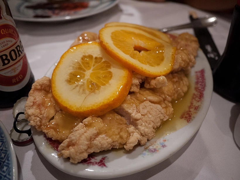 עוף בתפוזים, לונג סנג