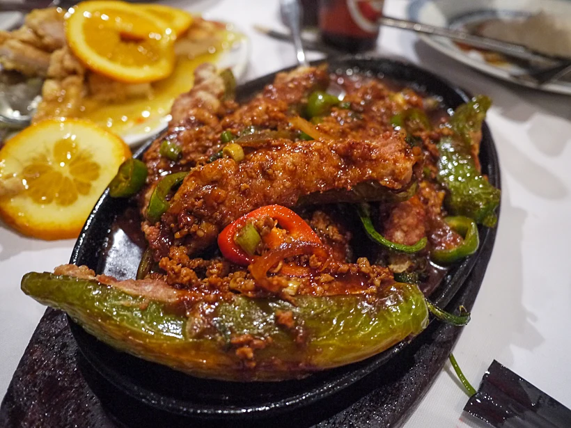 פלפלים חריפים ממולאים, לונג סנג