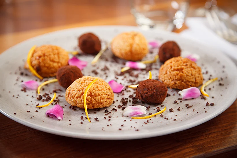 קינוח שוקולד במסעדת פופינה