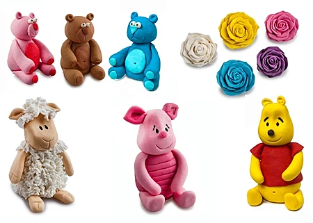 דמויות מבצק סוכר - פיס אוף קייק