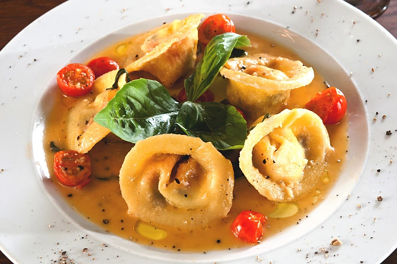 טורטליני של מסעדת בליני