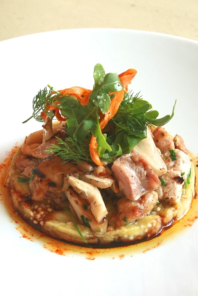 מנת שקדי עגל במסעדת כרמים