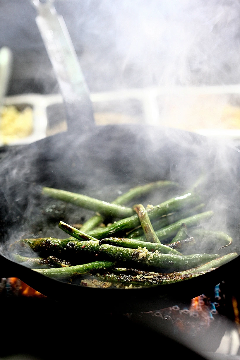 שעועית ירוקה מוקפצת