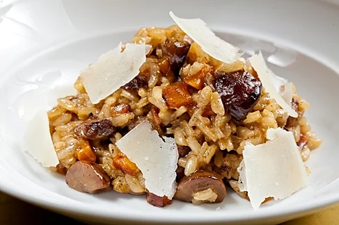 ריזוטו ערמונים ודלעת