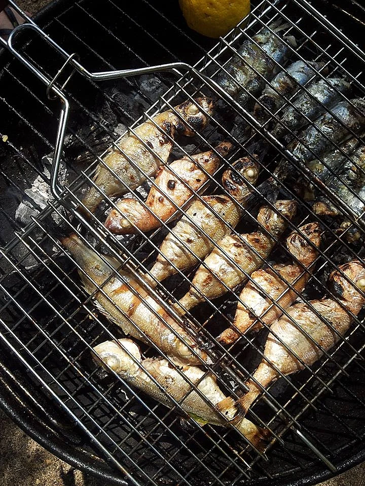 דגים על האש