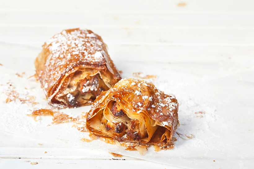 מאפה פילו תפוחים