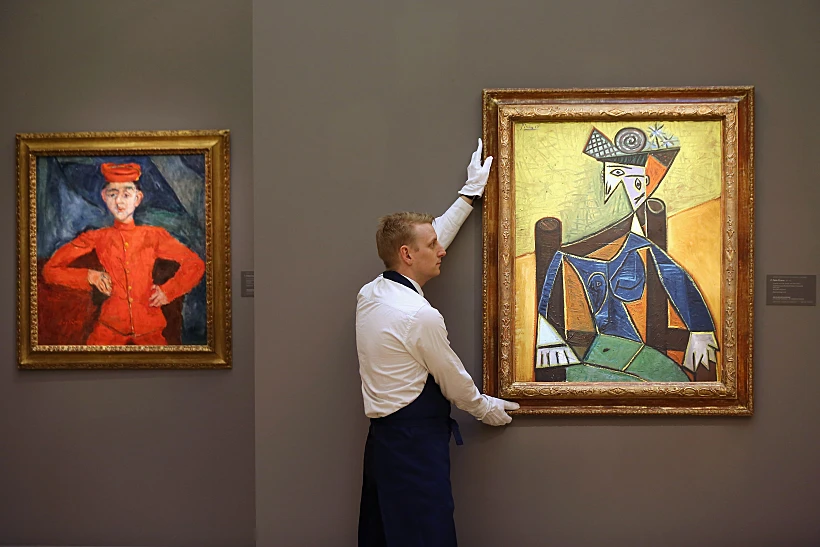 תערוכת אמנות מודרנית של פיקסו