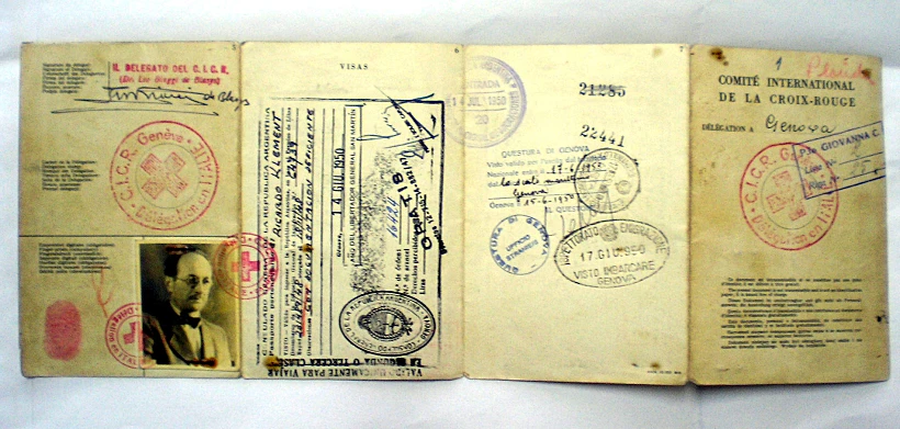 איתו הוא הצליח להיכנס לארגנטינה - הונפק ע