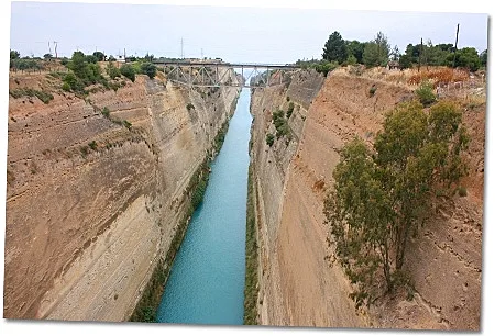 תעלת קורינתוס, פלופונס, יוון