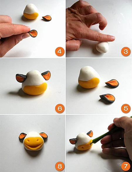 פרה מבצק סוכר של סטודיו אנושקה