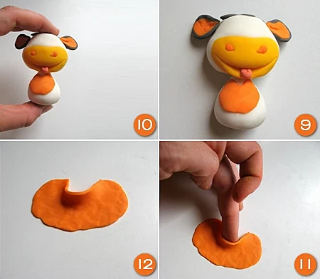 פרה מבצק סוכר של סטודיו אנושקה