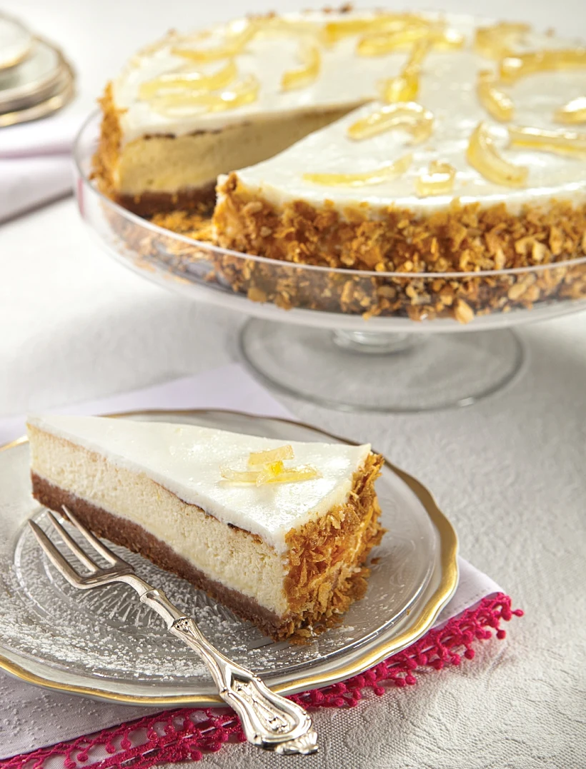 עוגת גבינה בניחוח לימוני