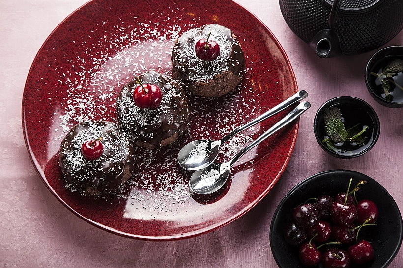 כדורי קוקוס בציפוי שוקולד