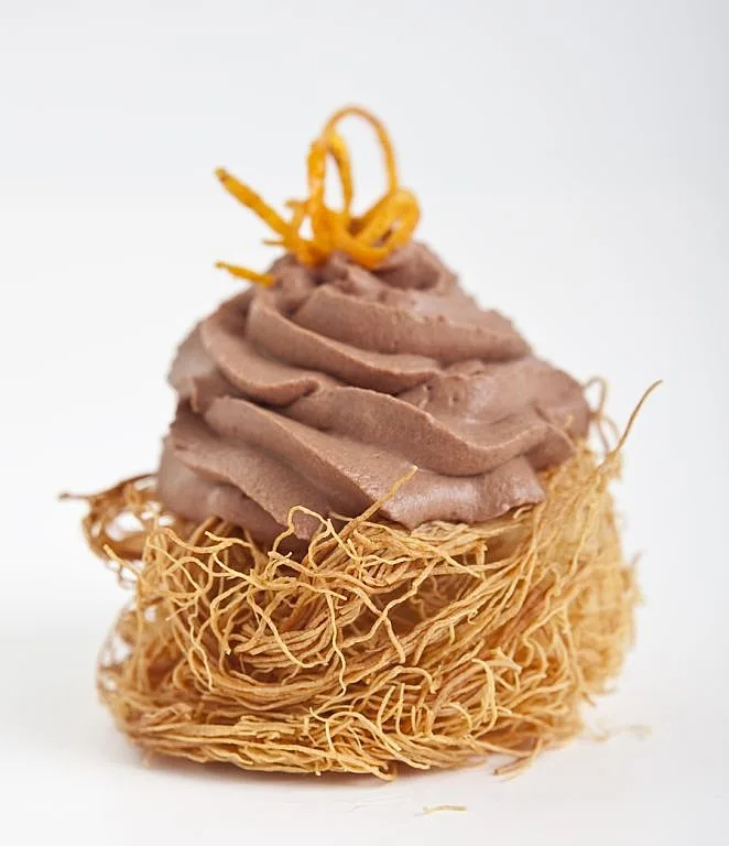 קדאיף שוקולד ותפוז