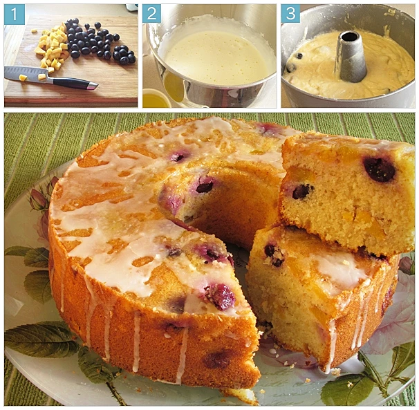 עוגת פירות העונה