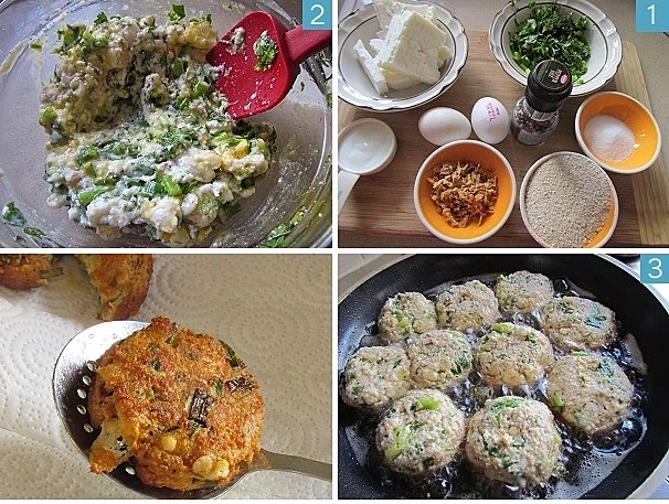 לביבות גבינה וירק לפסח