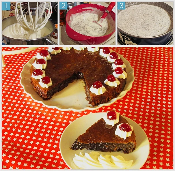 עוגת פרג ללא גלוטן