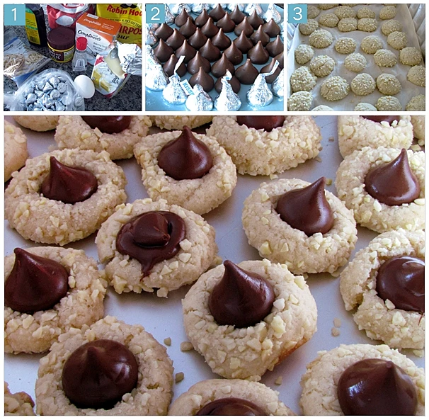 עוגיות שקדים ונשיקות הרשי