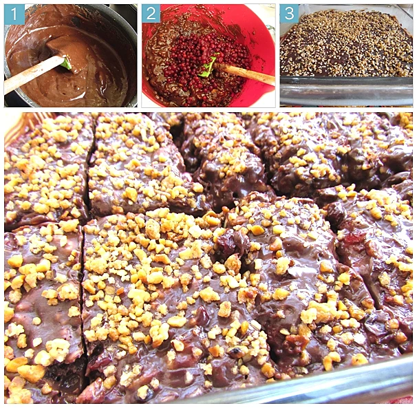 קוביות שוקולד מושחתות