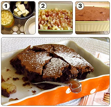 עוגת פיצוץ שוקולד