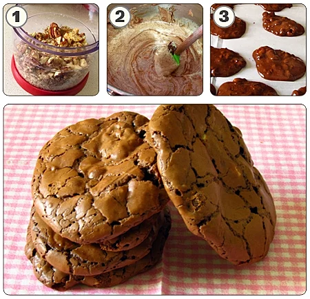 עוגיות שוקולד סדוקות