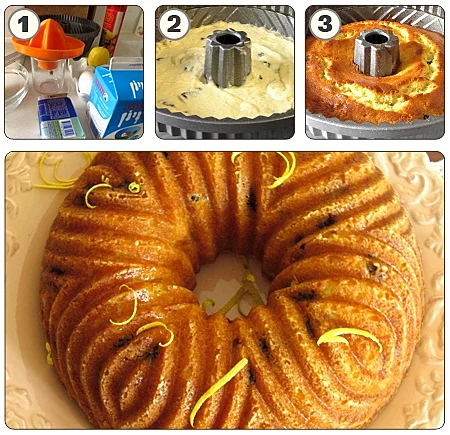 עוגת לימון בחושה