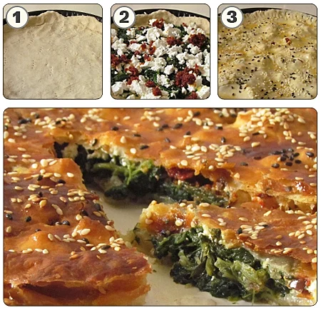 מנות עם בצק עלים