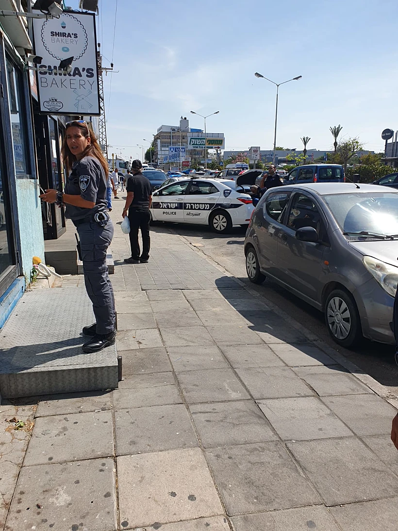 זירת אירוע הירי באשדוד