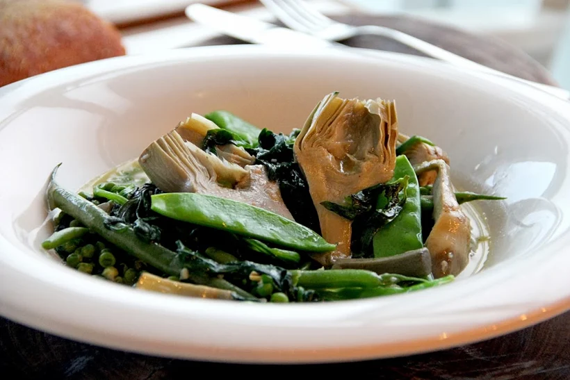 תבשיל ארטישוק ואפונה