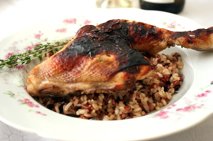 עוף צלוי בדבש ולבנדר כתבת מתכונים לראש השנה יקבי כרמל