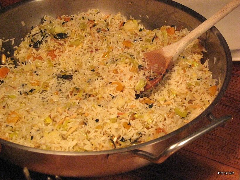 אורז מסדנה קיצית אצל בושי - כתבה בעולם היין תמונה בכתבה