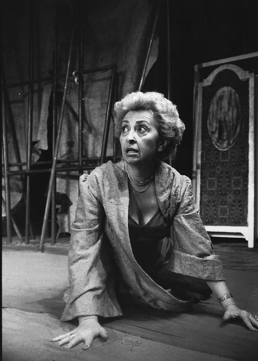 ליא קניג מתוך ההצגה המלט