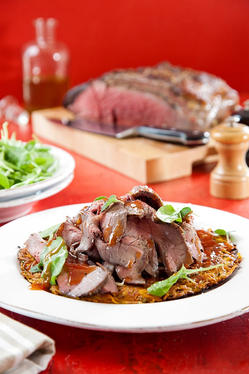 רוסטביף על בטטה