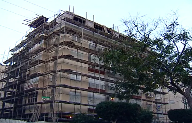 בניין תחת תמ''א 38 ברמת גן