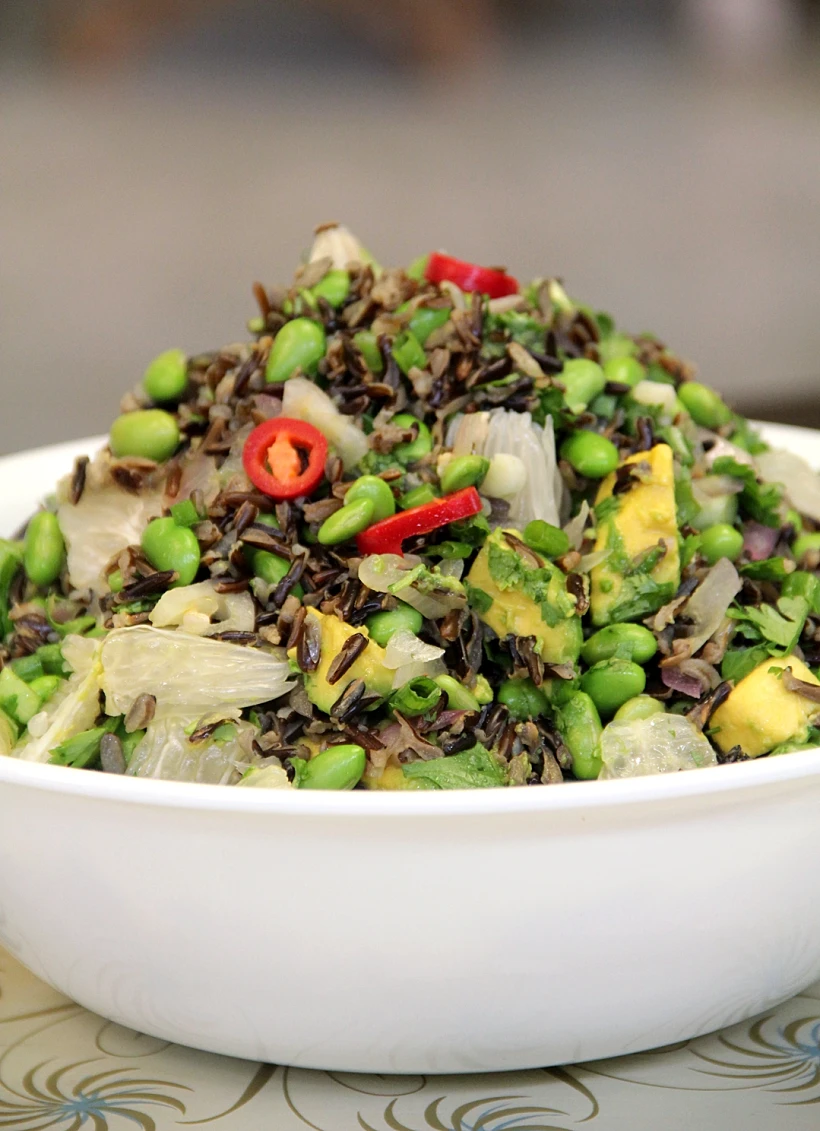 סלט אורז פרא