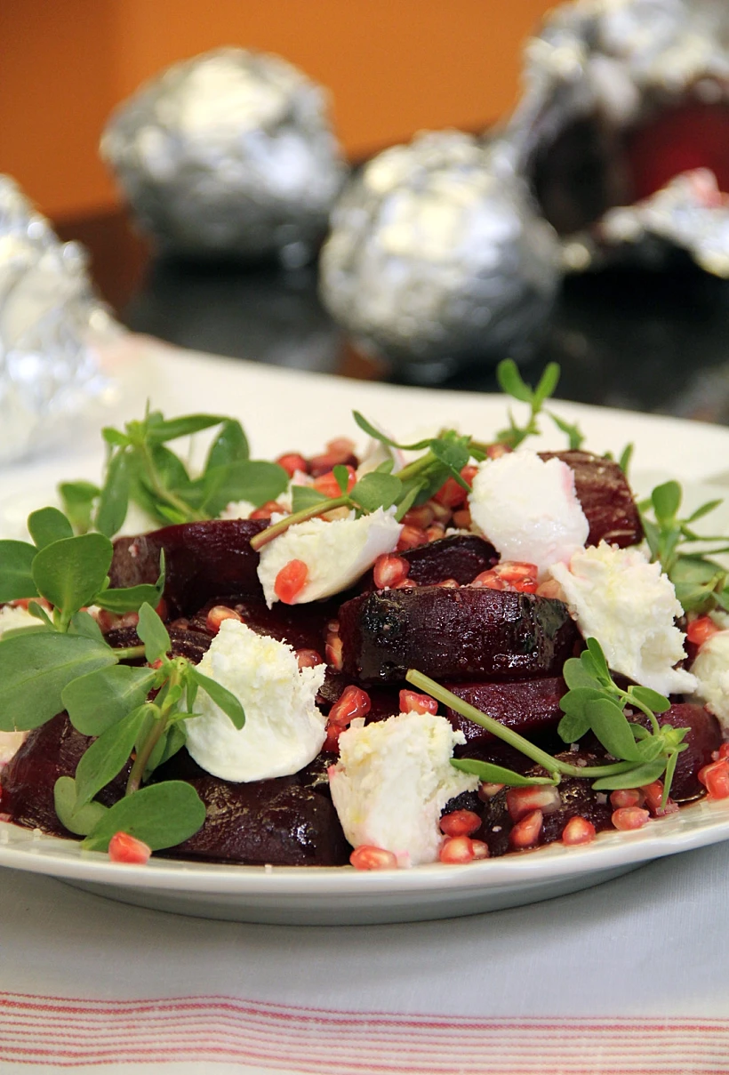 סלט סלק ומוצרלה