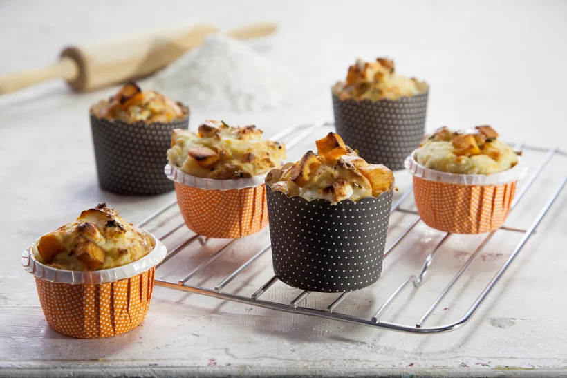 מאפינס מלוחים של בטטה וגבינת פטה