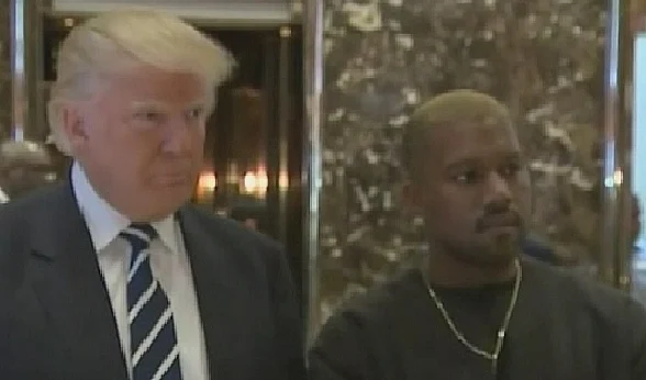 קנייה ווסט ודונאלד טראמפ