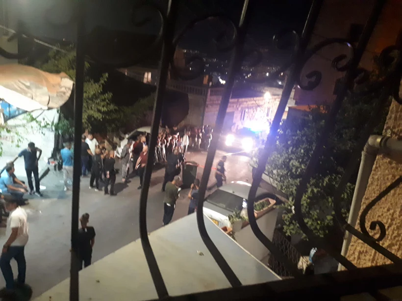 זירת נסיון החיסול באום אל פאחם