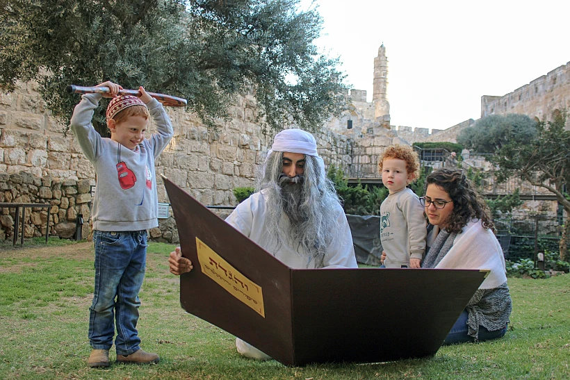 פסח במוזיאון מגדל דוד(צילום: ריקי רחמן )