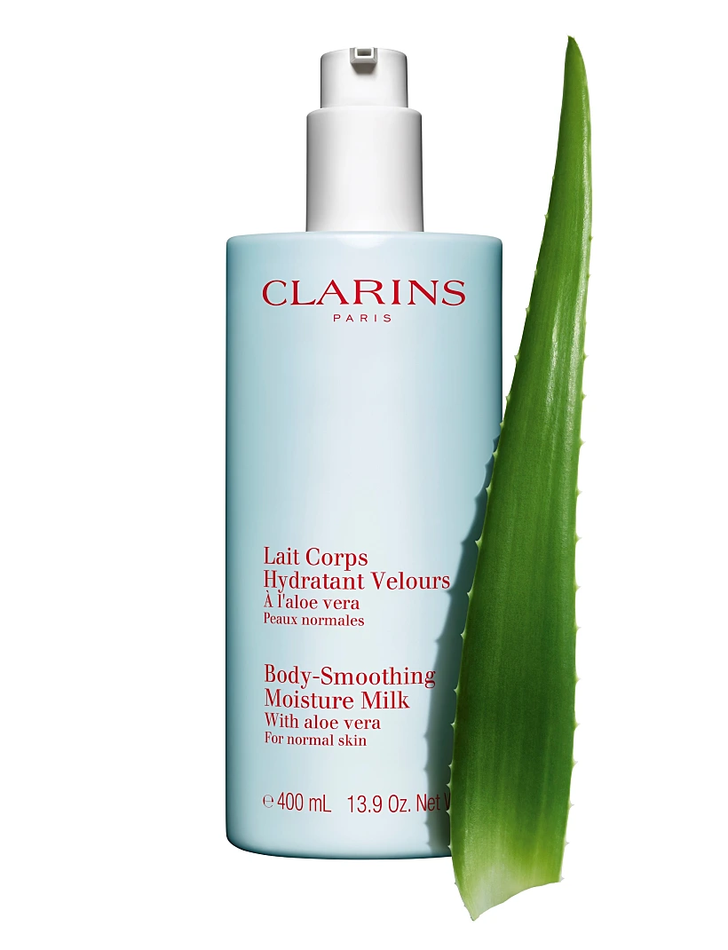 CLARINS Body Smoothing Moisture Milk 400מל מחיר 250שח להשיג בלעדית בסופר פארם