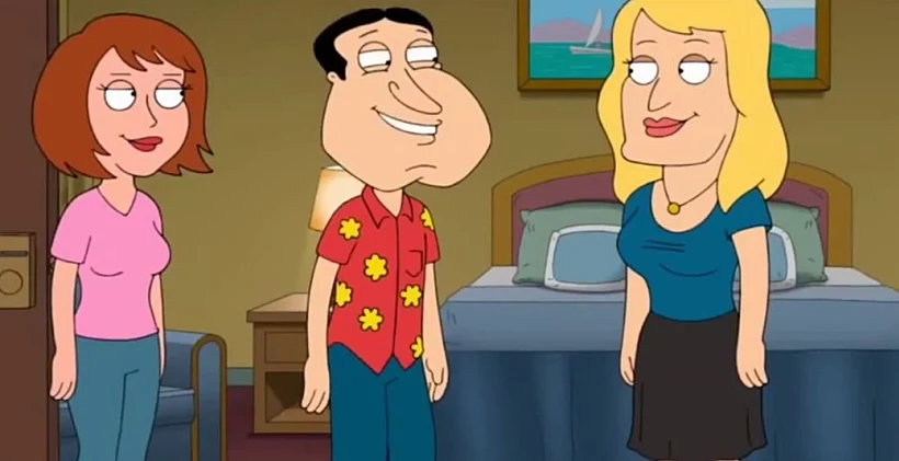 במרכז: קוואגמייר, השכן הבעייתי של משפחת גריפין בסדרה 